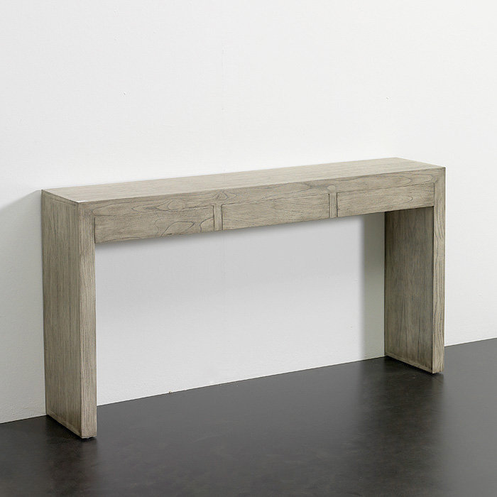 Gracie Oaks Damon Wood Console Table Wayfair.co.uk